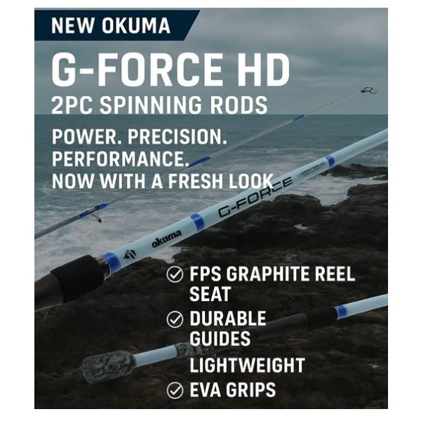 Okuma G‑Force HD Spinning Rod