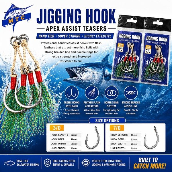 Apex Pro Jigging Assist Hooks