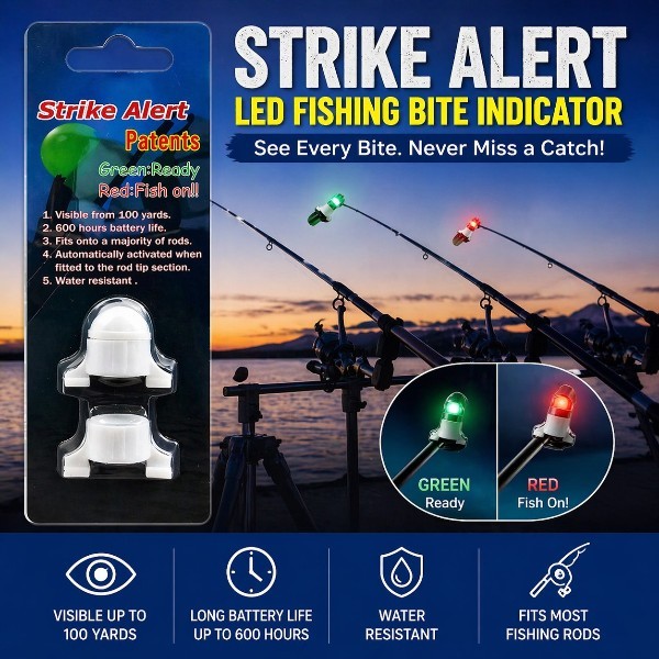 Strike Alert LED Fishing Bite Indicator