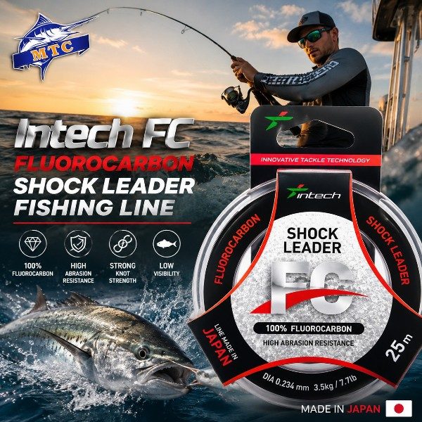 Intech FC Fluorocarbon Shock Leader Fishing Line